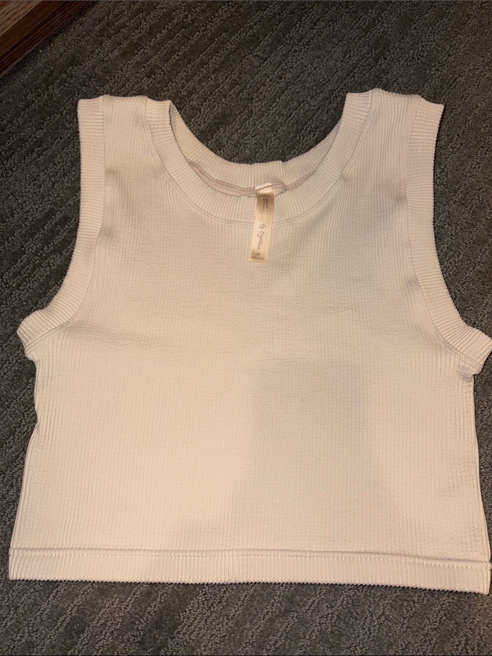 By Together NWOT Cream Tank Top Crop 🤍